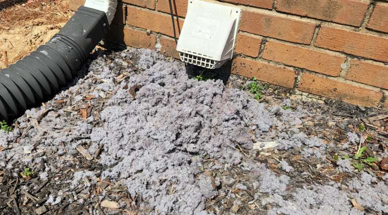 Dryer vent cleaning once a year